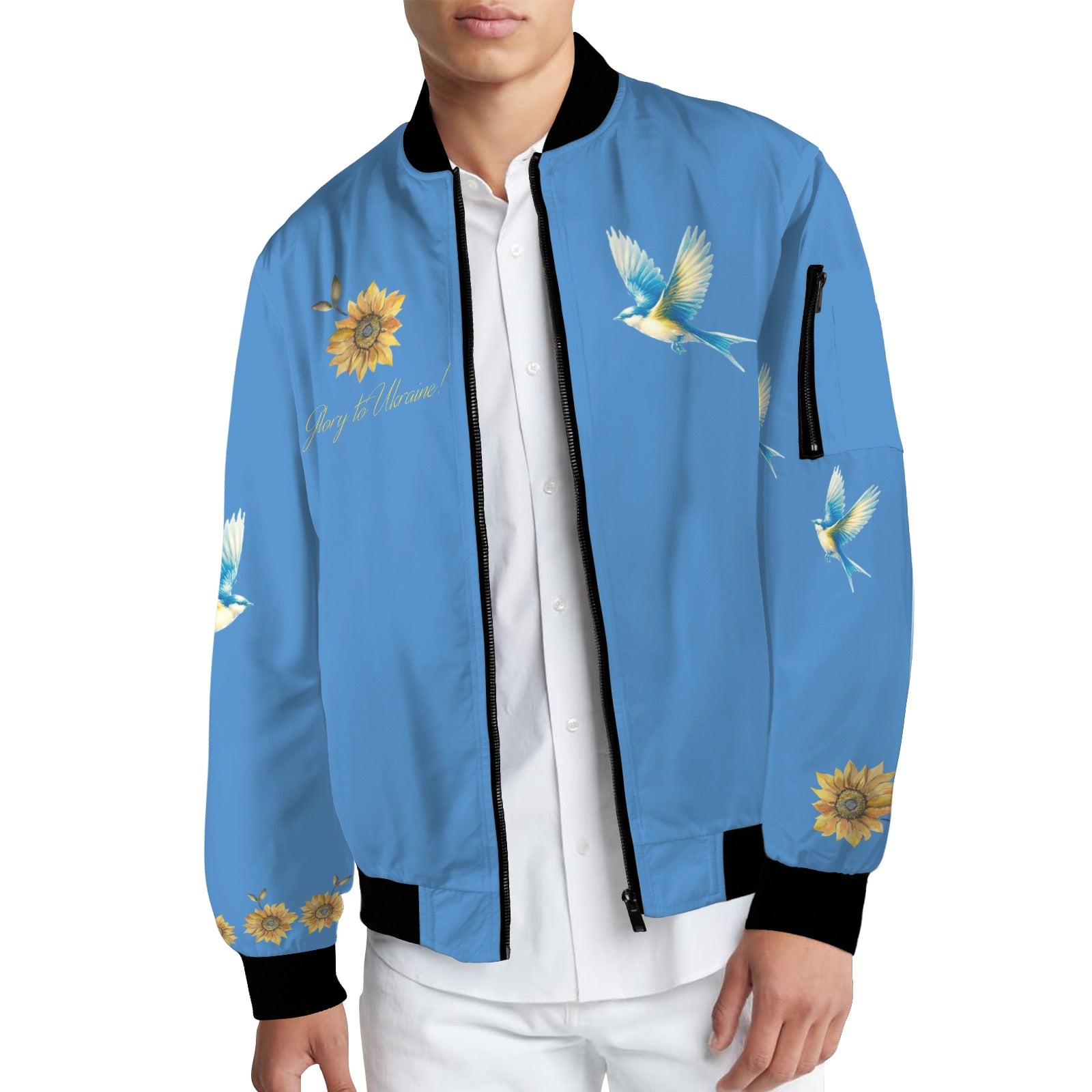 Glory to Ukraine Men's Bomber Jacket