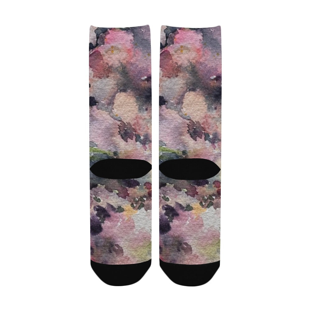 Pink Rhapsody Women's Custom Socks