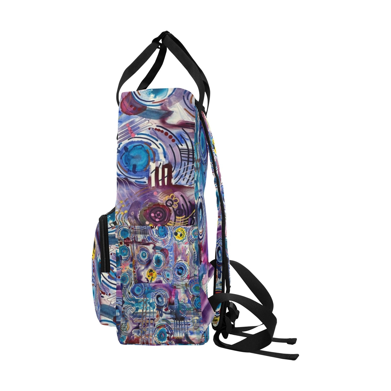 Circles on Water Rucksack mit zwei Griffen
