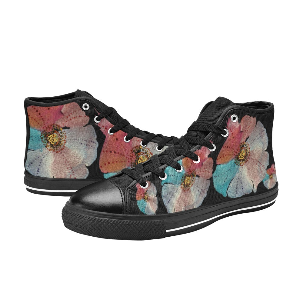 Grand Fleur ZoZo High Top Canvas Shoes for Kids
