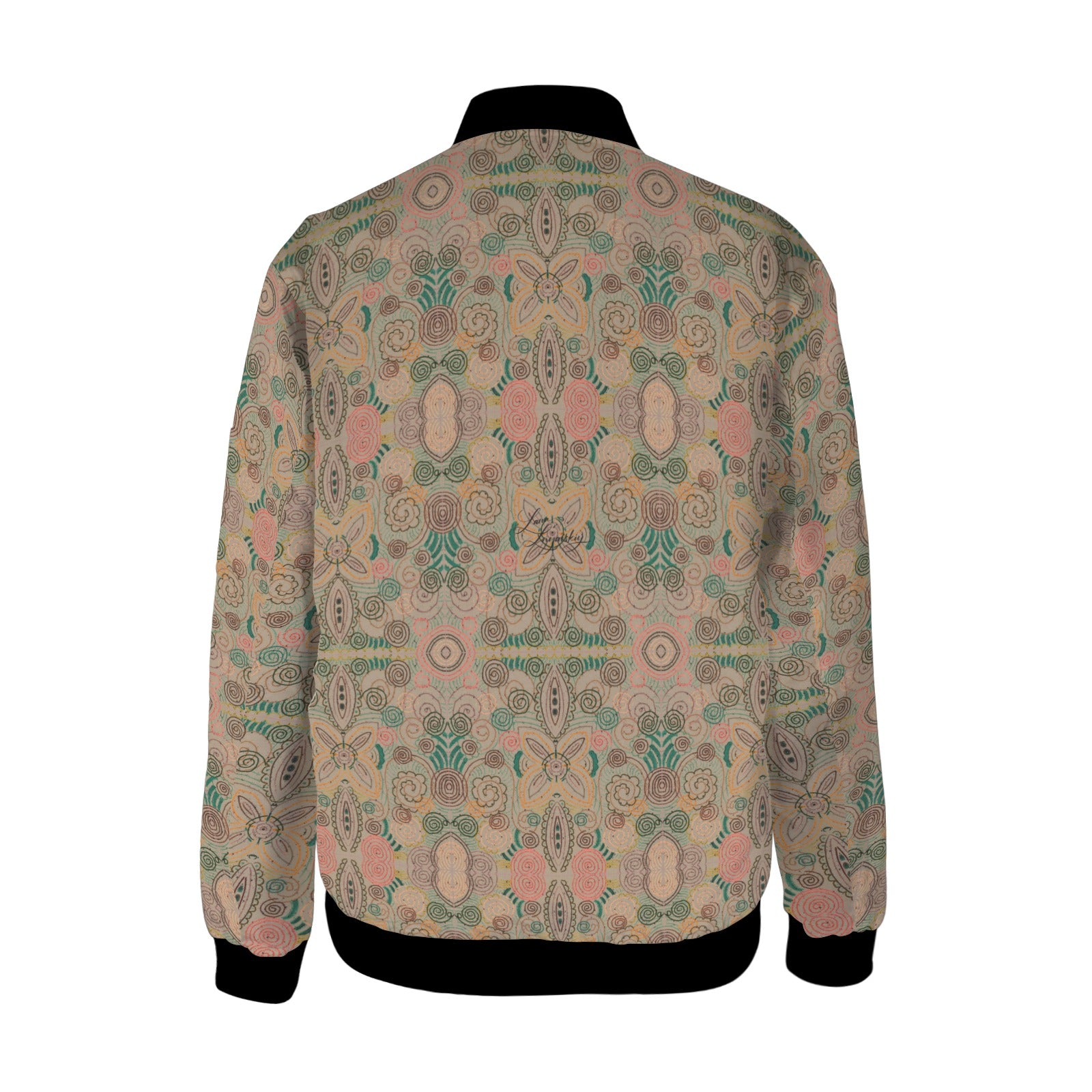 Venetian Blossom Tall Ladies Bomber Jacket