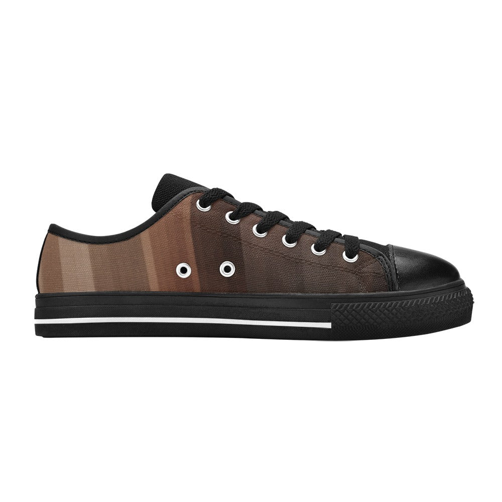 Brown Swatch Men's Classic Canvas Shoes