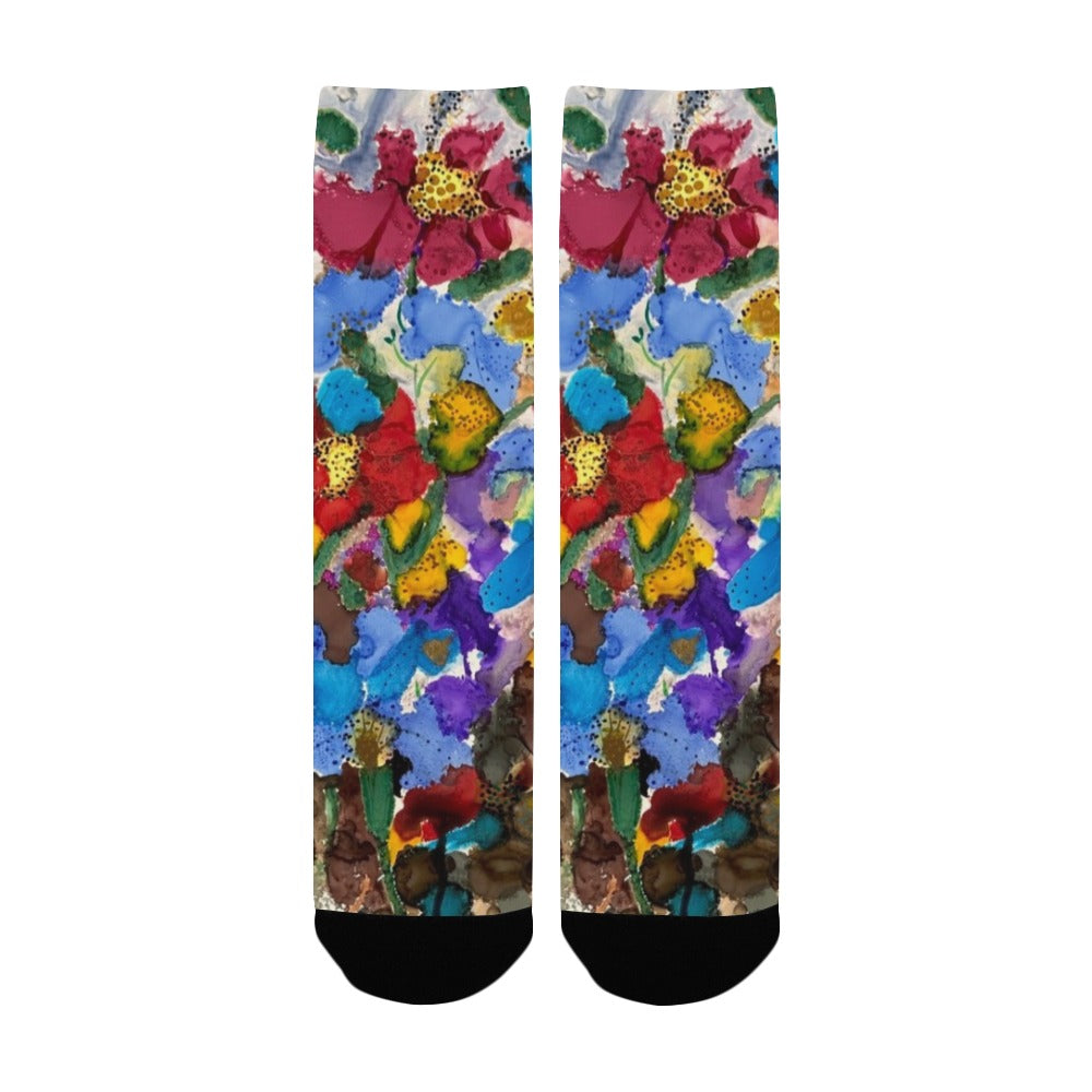 Brown Elegance Women's Custom Socks