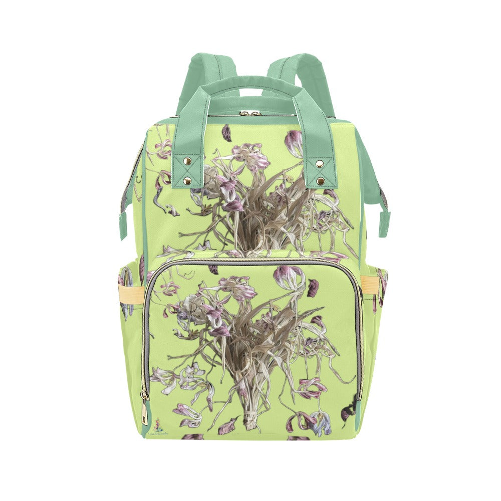 Tulip Drama Bamboo Multi-Function Diaper Backpack/Diaper Bag