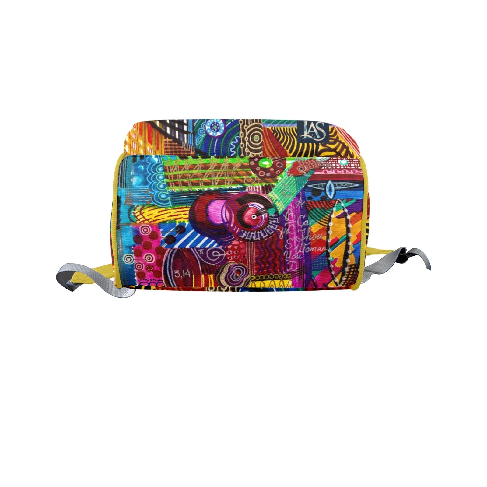 Energy Maps Mustard Multi - Function Travel Diaper Bag - Large - Lana Art Sweden