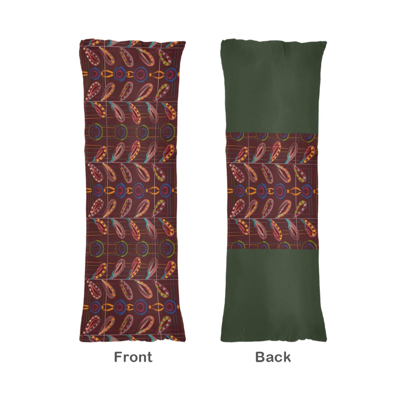 Exotic Peas Combo Body Pillow Case 20" x 54" - Lana Art Sweden
