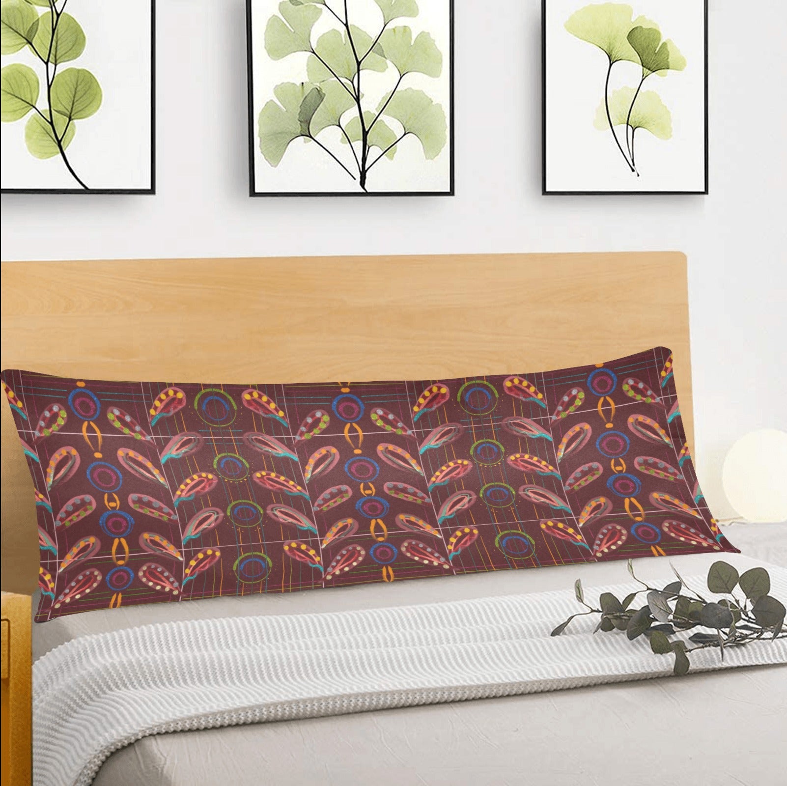 Exotic Peas Combo Body Pillow Case 20" x 54" - Lana Art Sweden