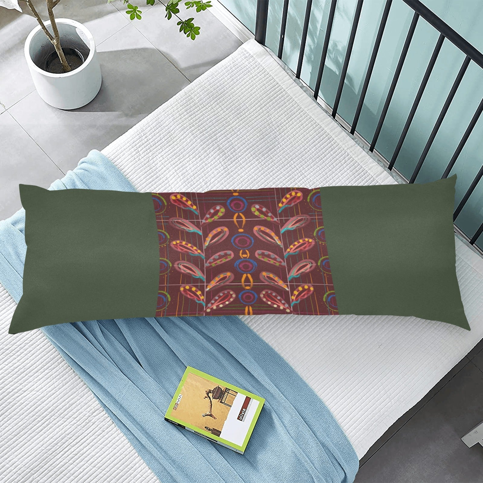 Exotic Peas Combo Body Pillow Case 20" x 54" - Lana Art Sweden