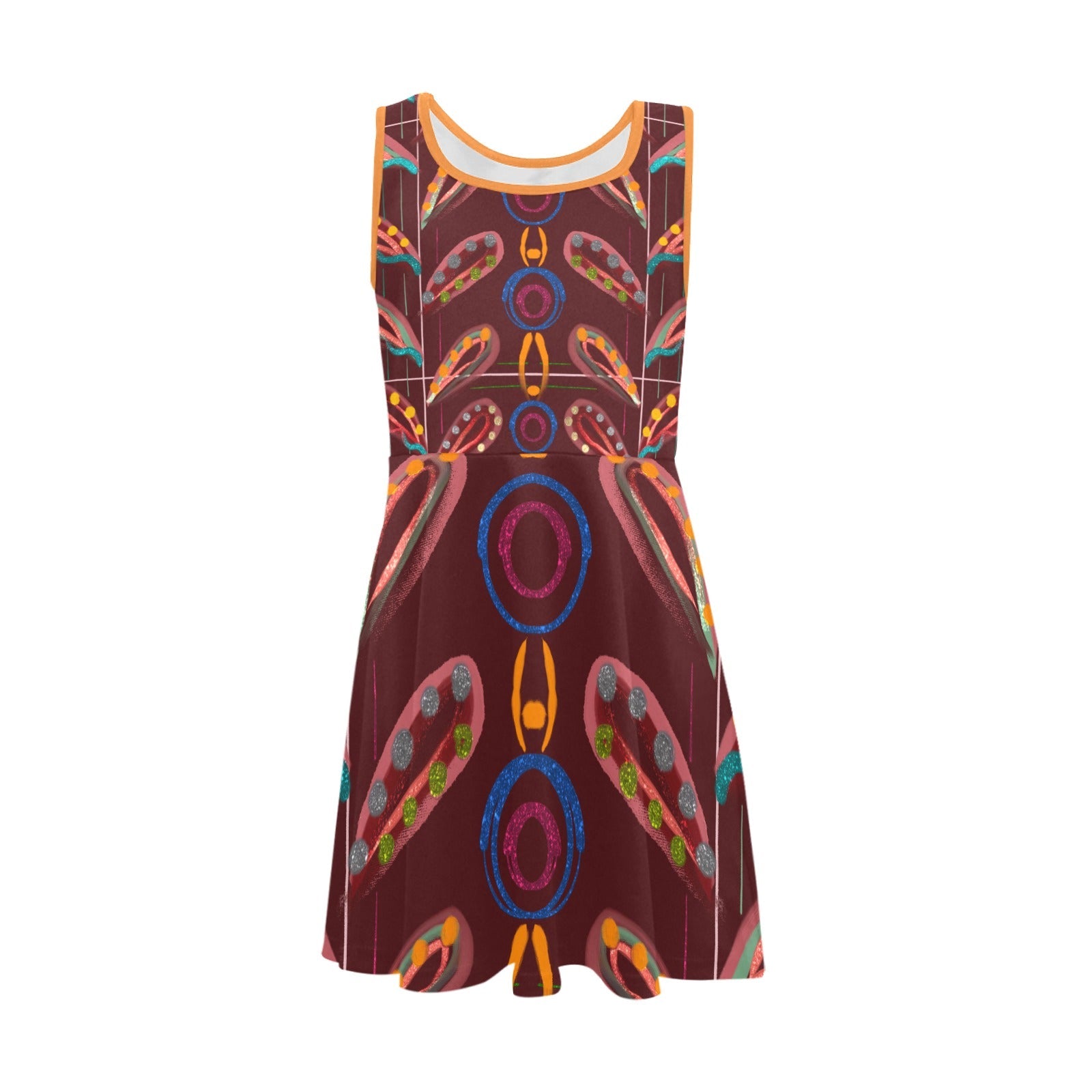 Exotic peas Girls' Sleeveless Sundress - Lana Art Sweden