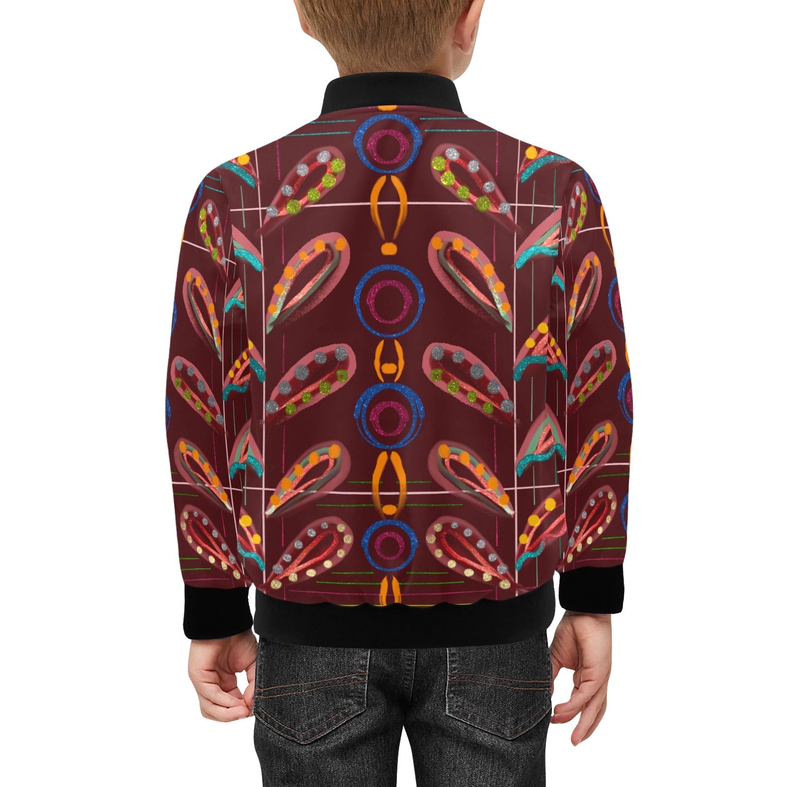 Exotic Peas Kids' lined My City Bomber Jacket with Pockets - Lana Art Sweden