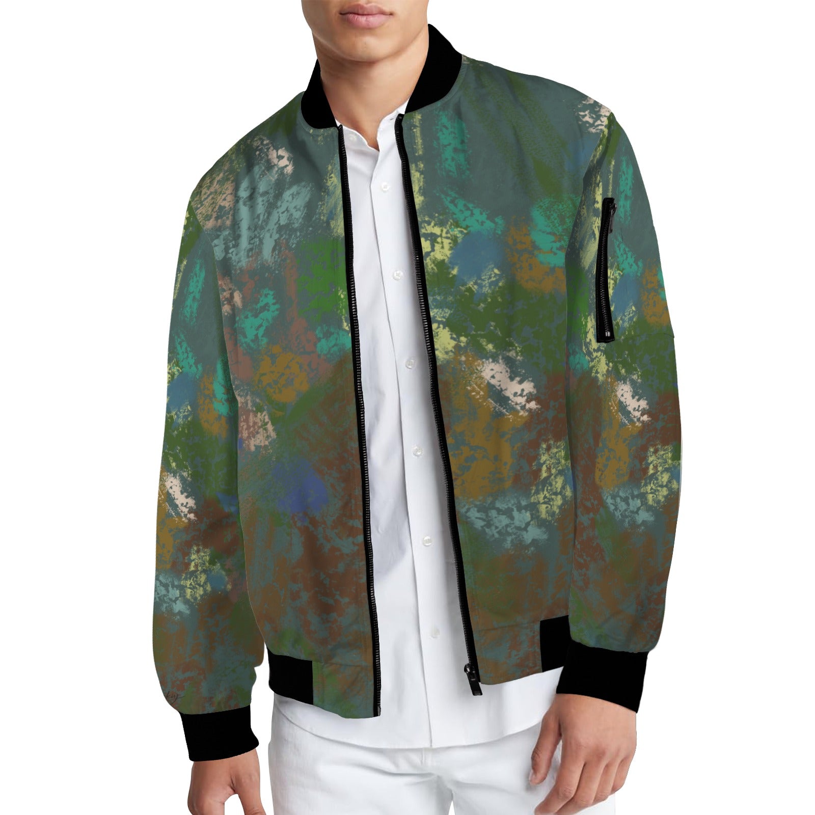 CamoLana Men's Bomber Jacket