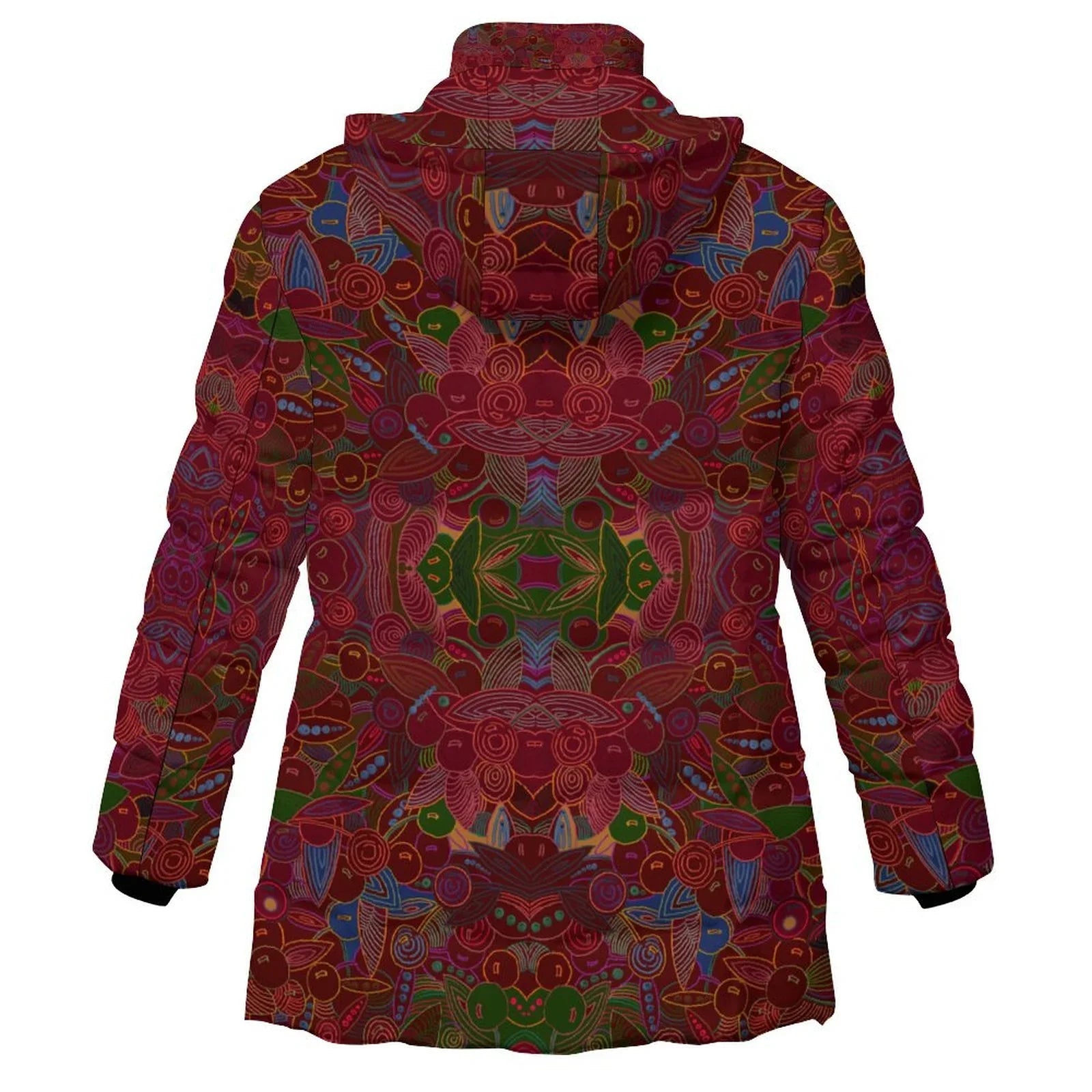 Merry Cherry Women's Hooded Puffer Coat