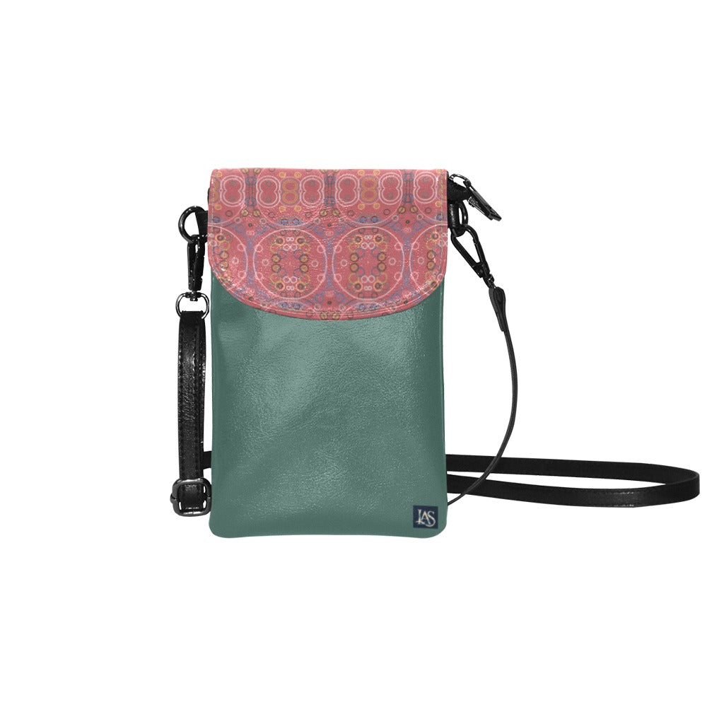 Old Rose Ocean Small Cell Phone Purse