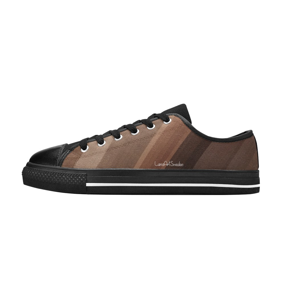 Brown Swatch Men's Classic Canvas Shoes