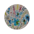 Designer ultra-soft round blanket featuring original watercolor designs for cozy and artistic home décor.