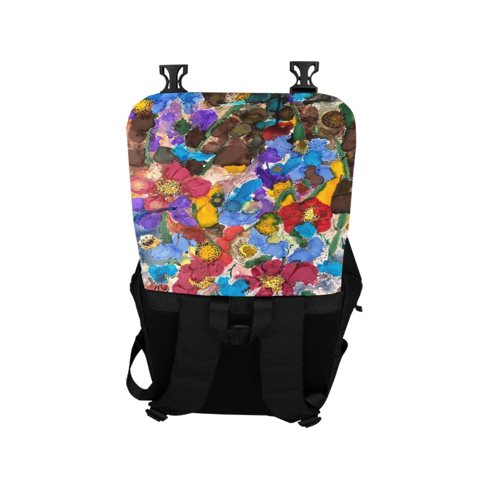 Aquarelle Flowers Casual Backpack