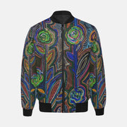 Fabled Flora Warm Women's Bomber Jacket - Lana Art Sweden