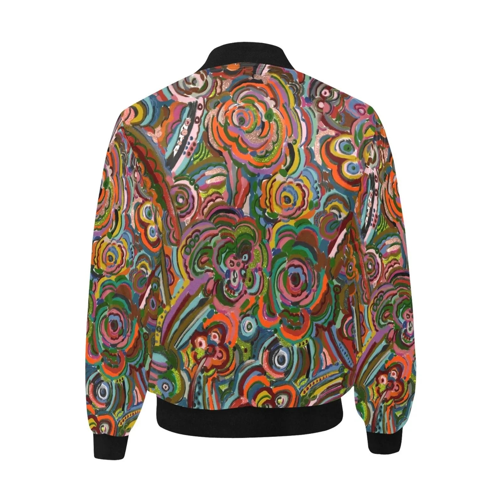 Fall Fiesta Warm Women's Bomber Jacket - Lana Art Sweden