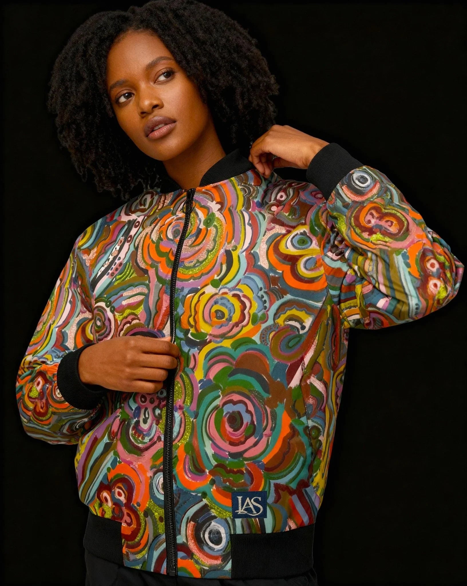Fall Fiesta Warm Women's Bomber Jacket - Lana Art Sweden