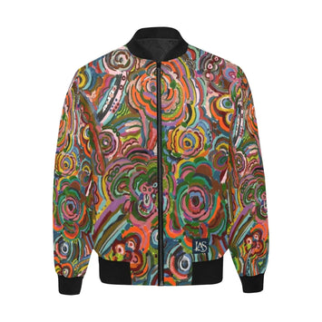 Fall Fiesta Warm Women's Bomber Jacket - Lana Art Sweden