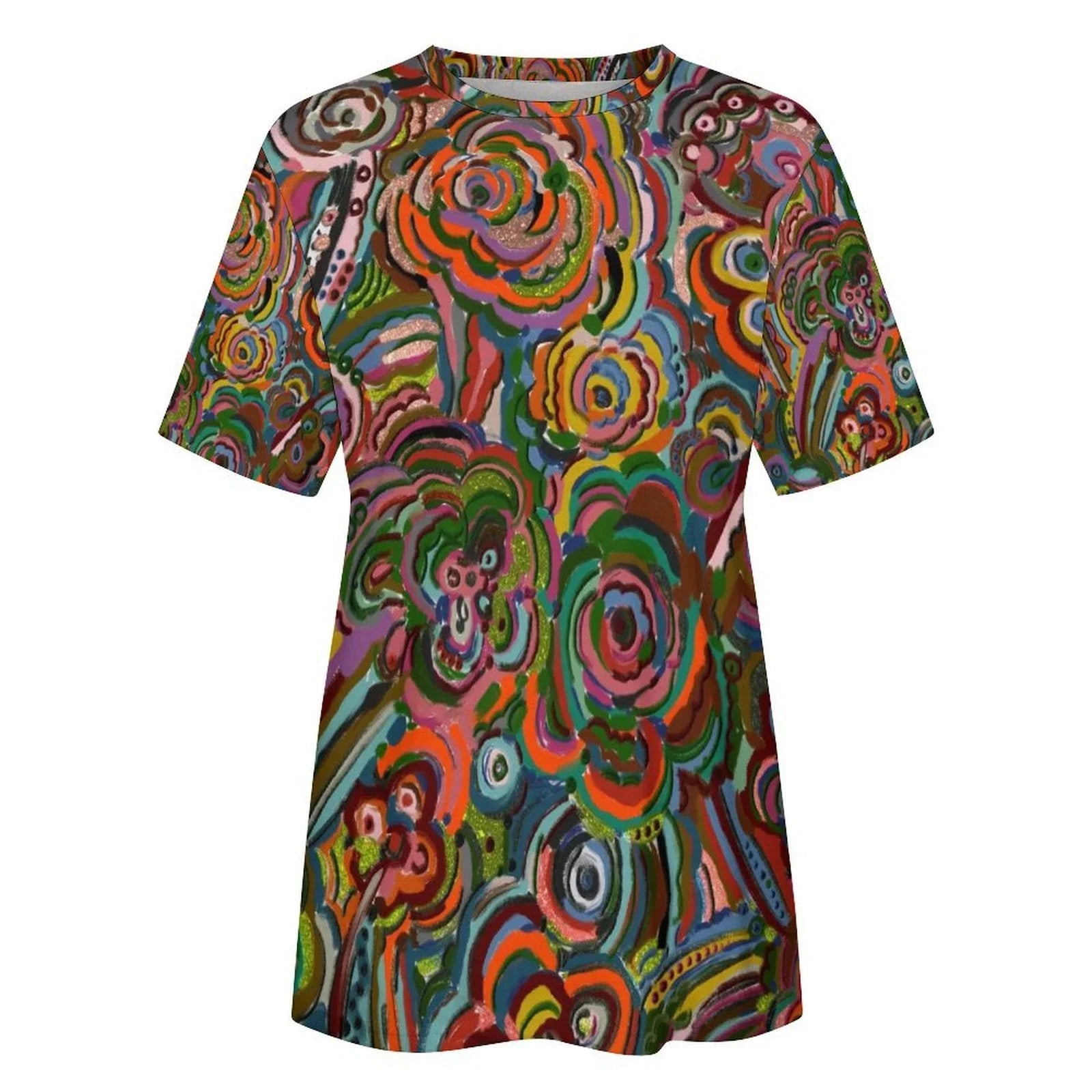 Fall Fiesta Women's Cotton T-shirt - Lana Art Sweden