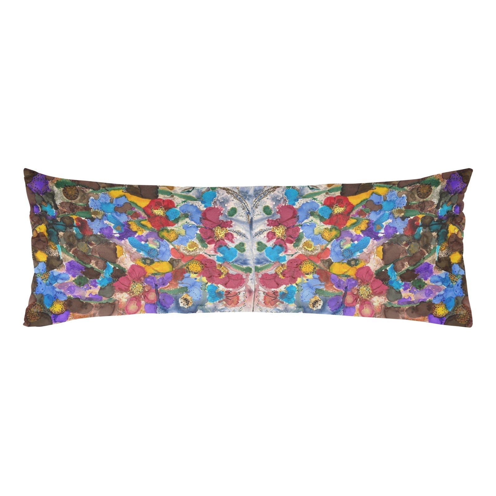 Fall Flowers Body Pillow Case 20" x 54" - Lana Art Sweden
