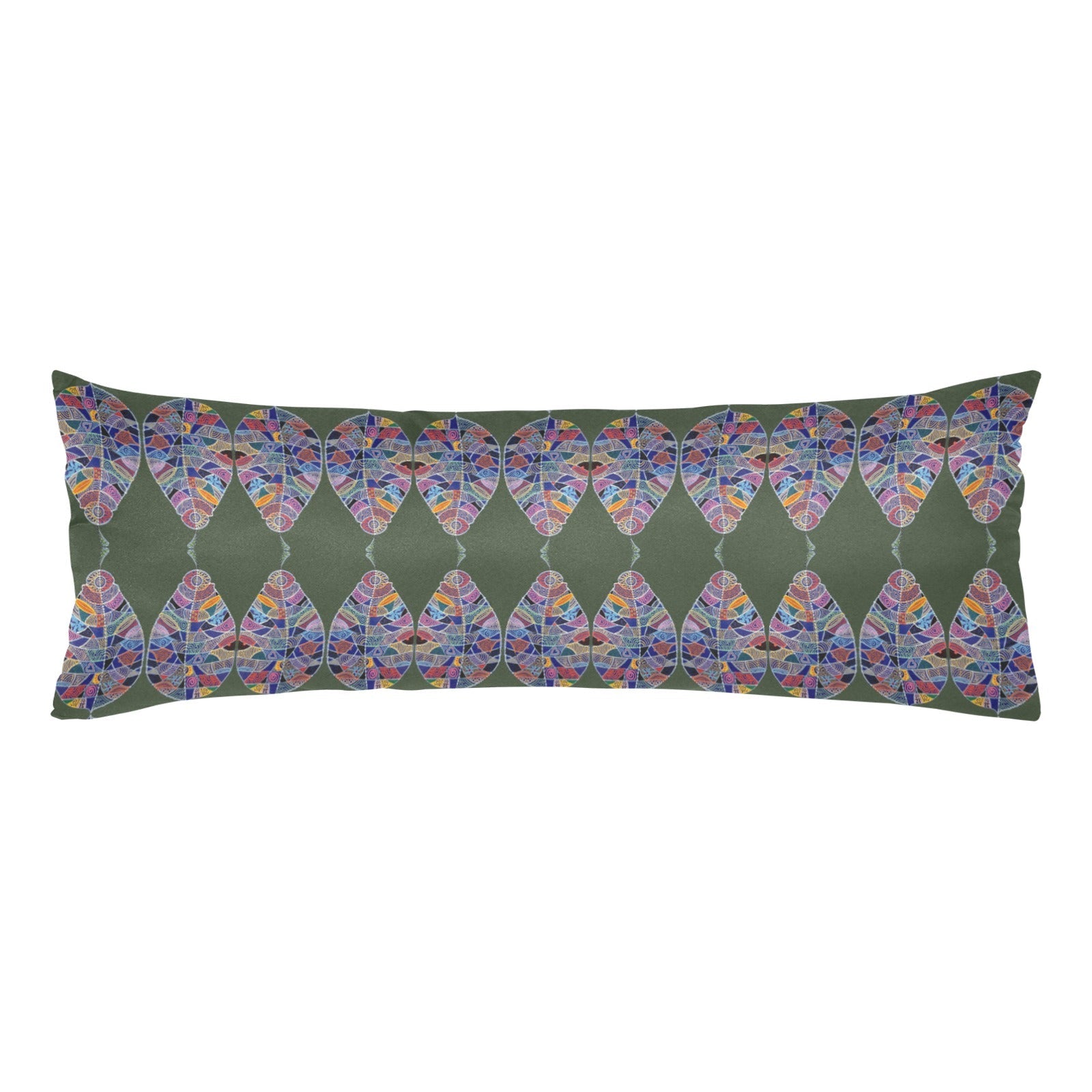 Fancy Leaf Forest Body Pillow Case 20" x 54" - Lana Art Sweden