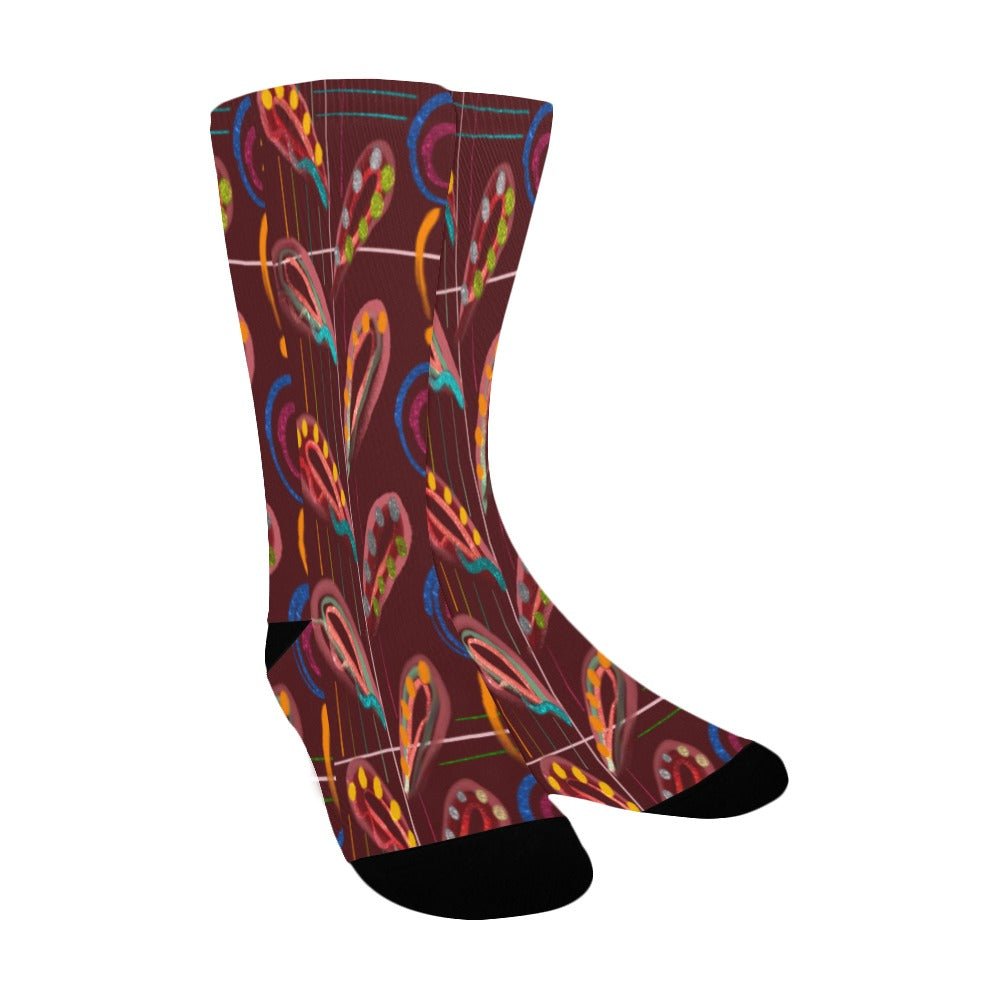 Fancy Peas Women's Custom Socks - Lana Art Sweden