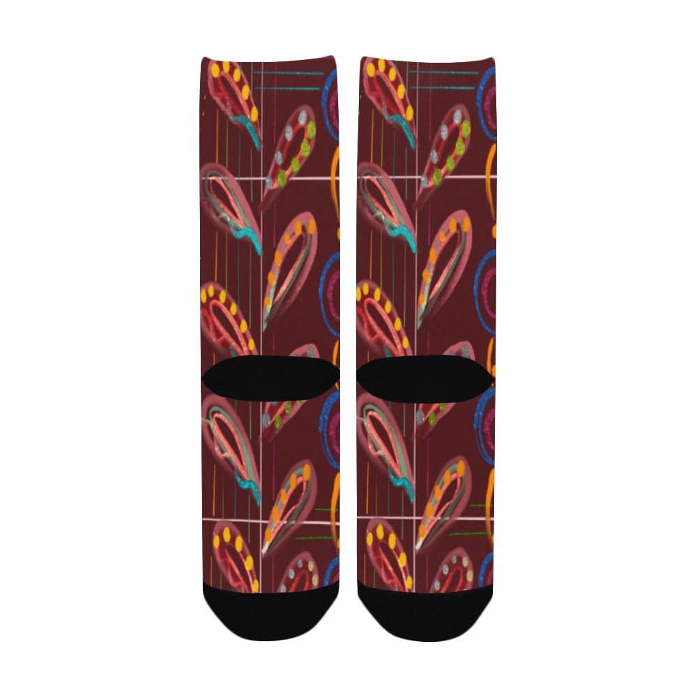 Fancy Peas Women's Custom Socks - Lana Art Sweden