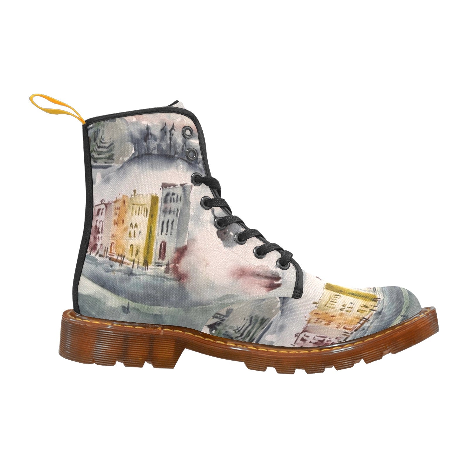 Veniamin Venetian Fish Custom Canvas Boots For Women Model 1203H
