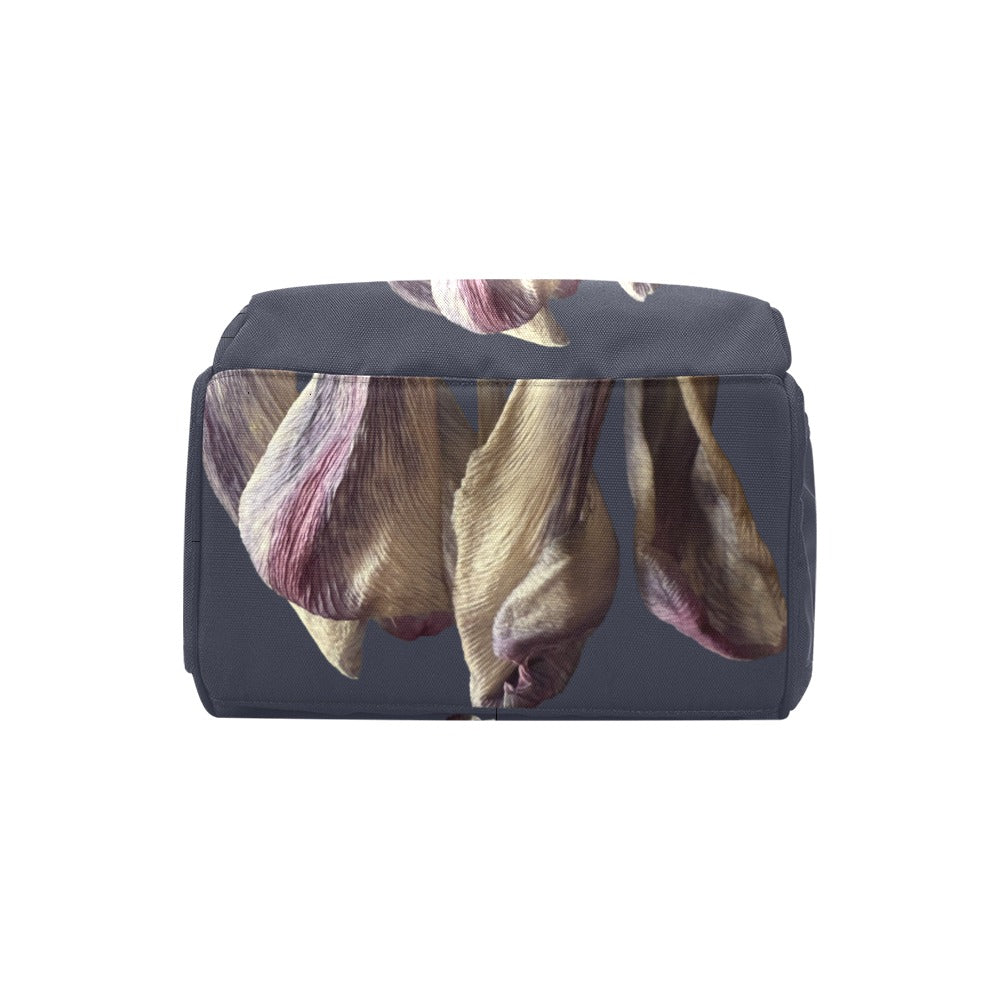 Tulips Crown Blue Multi-Function Backpack