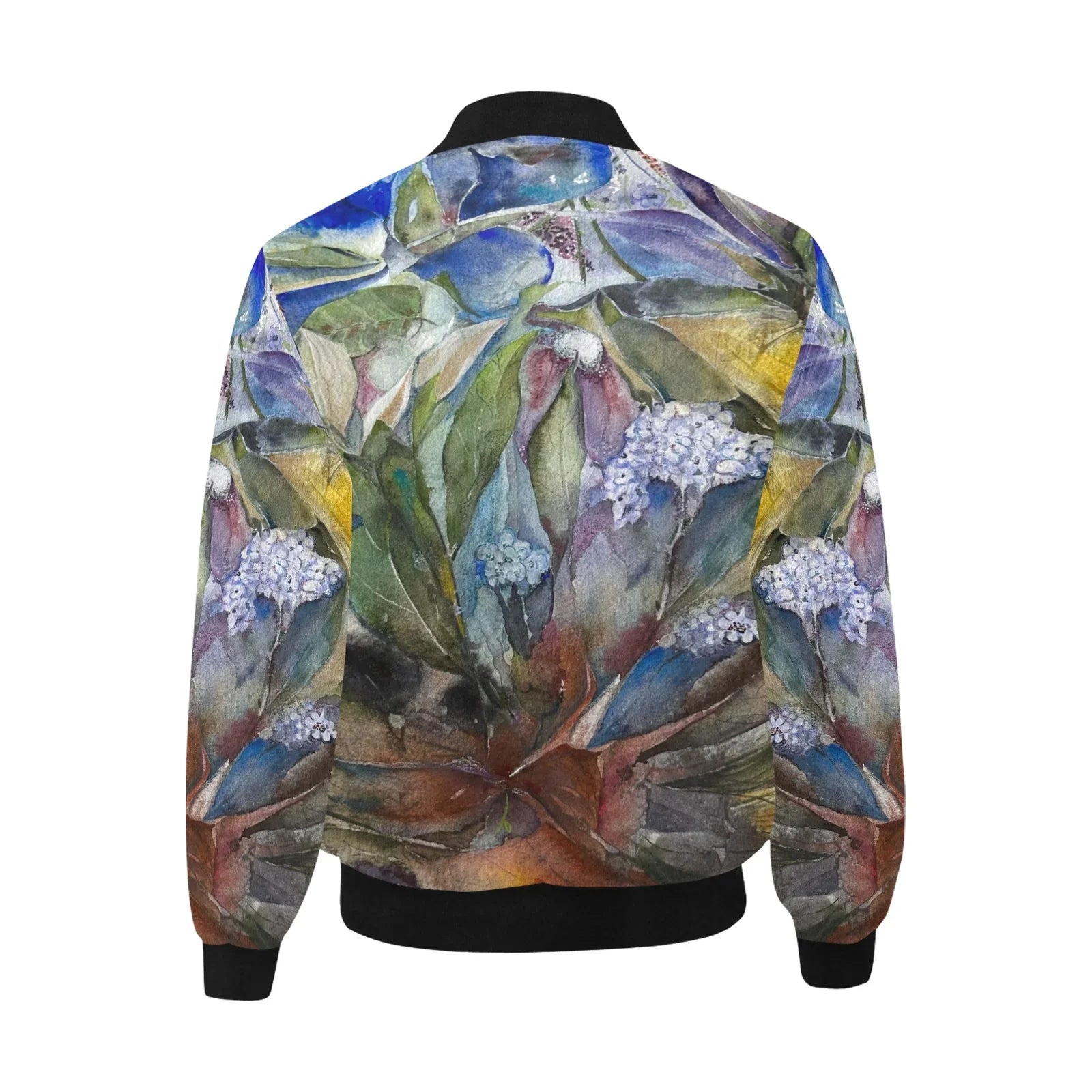 Twilight Flora Warm Quilted Bomber Jacket