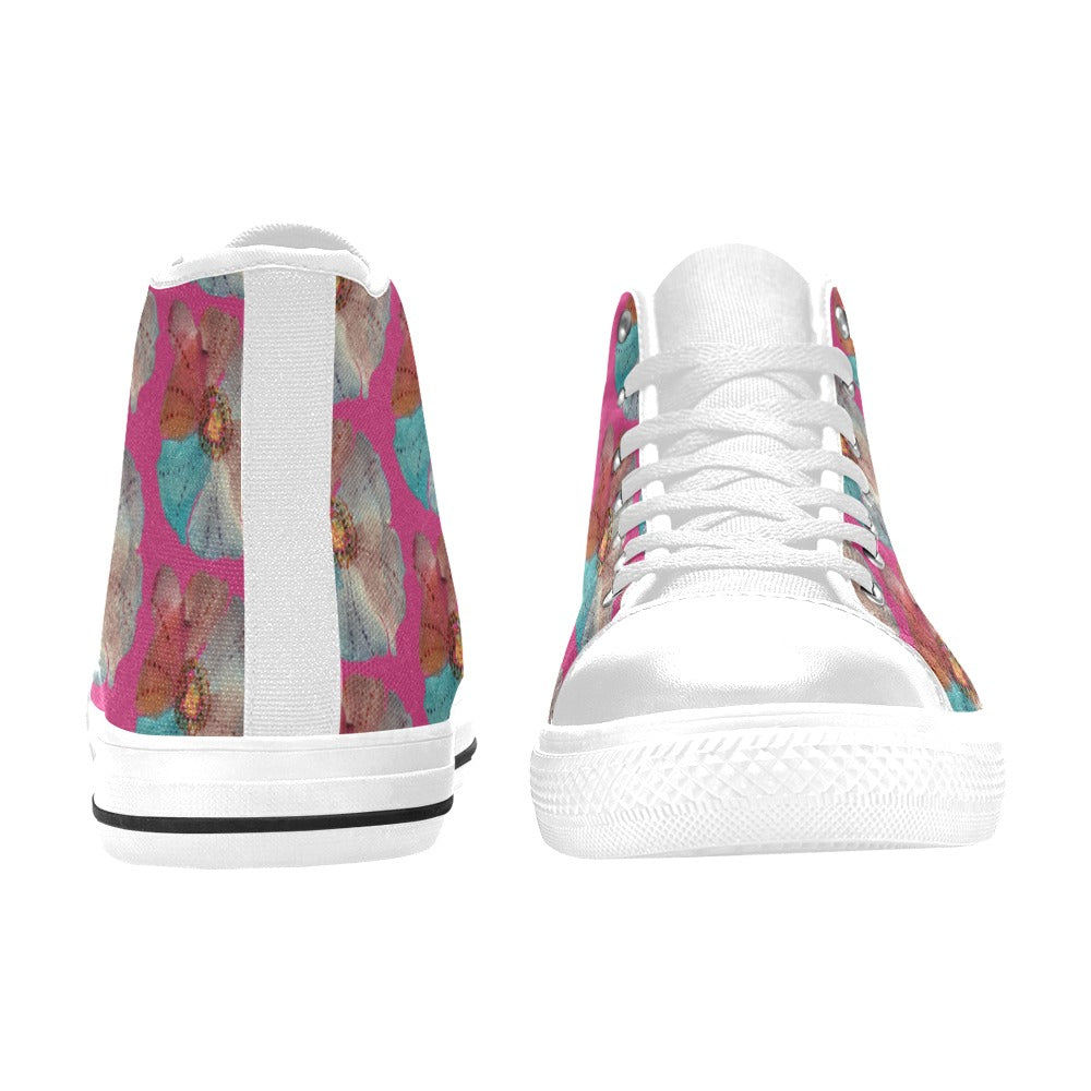 Grand Fleur ZoZo High Top Canvas Shoes for Kids