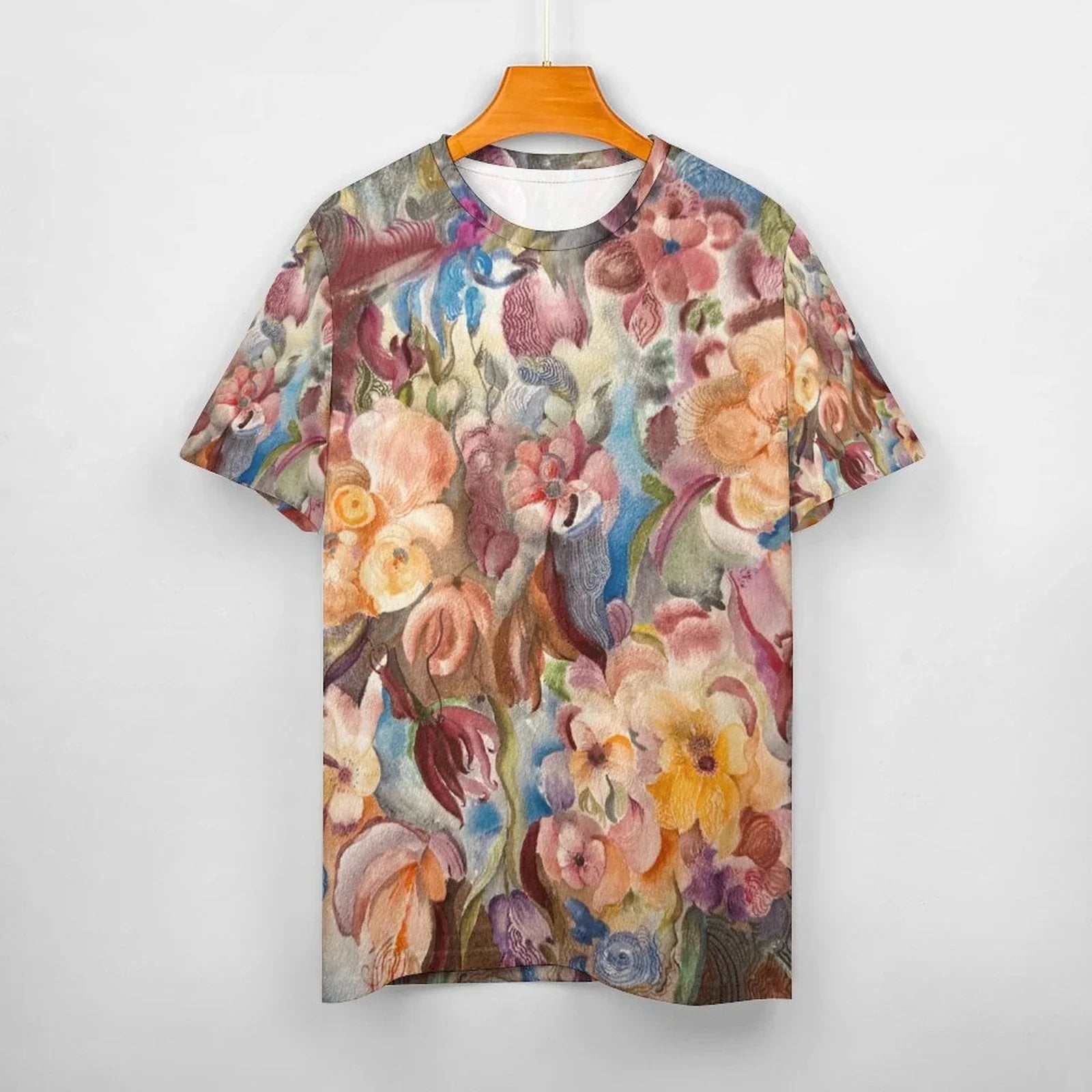 Floral Firelight Women's Cotton T-shirt - Lana Art Sweden