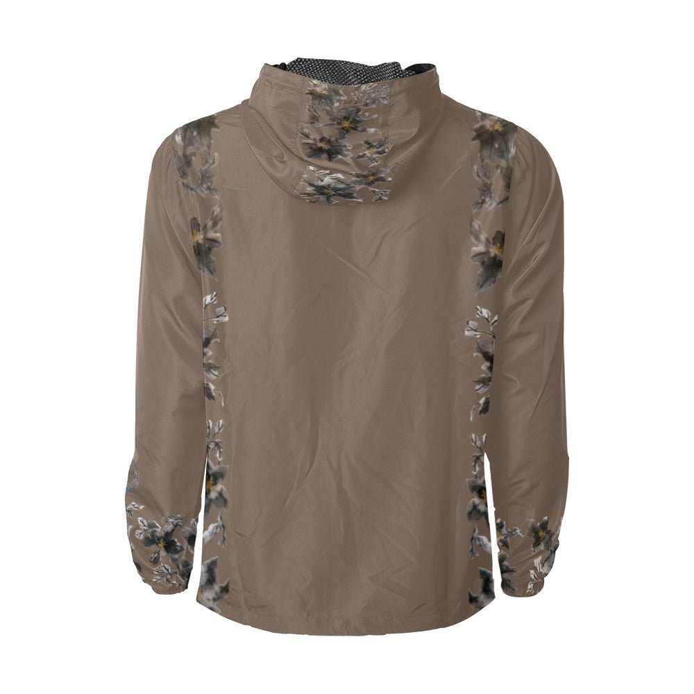 Flower Power Sienna Unisex All Over Print Windbreaker (Model H23) - Lana Art Sweden