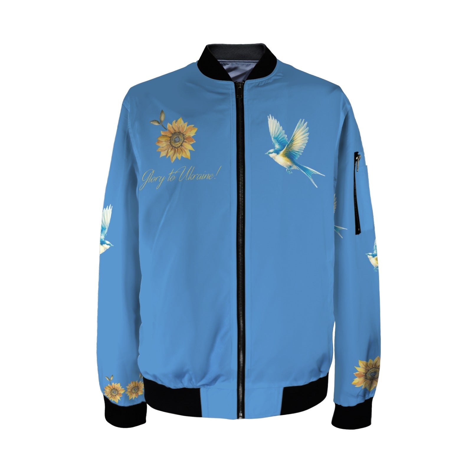 Glory to Ukraine Men's Bomber Jacket - Lana Art Sweden