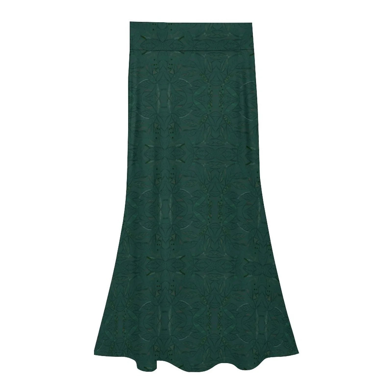 High waisted long skirt High Waisted Fishtail Skirt - Lana Art Sweden