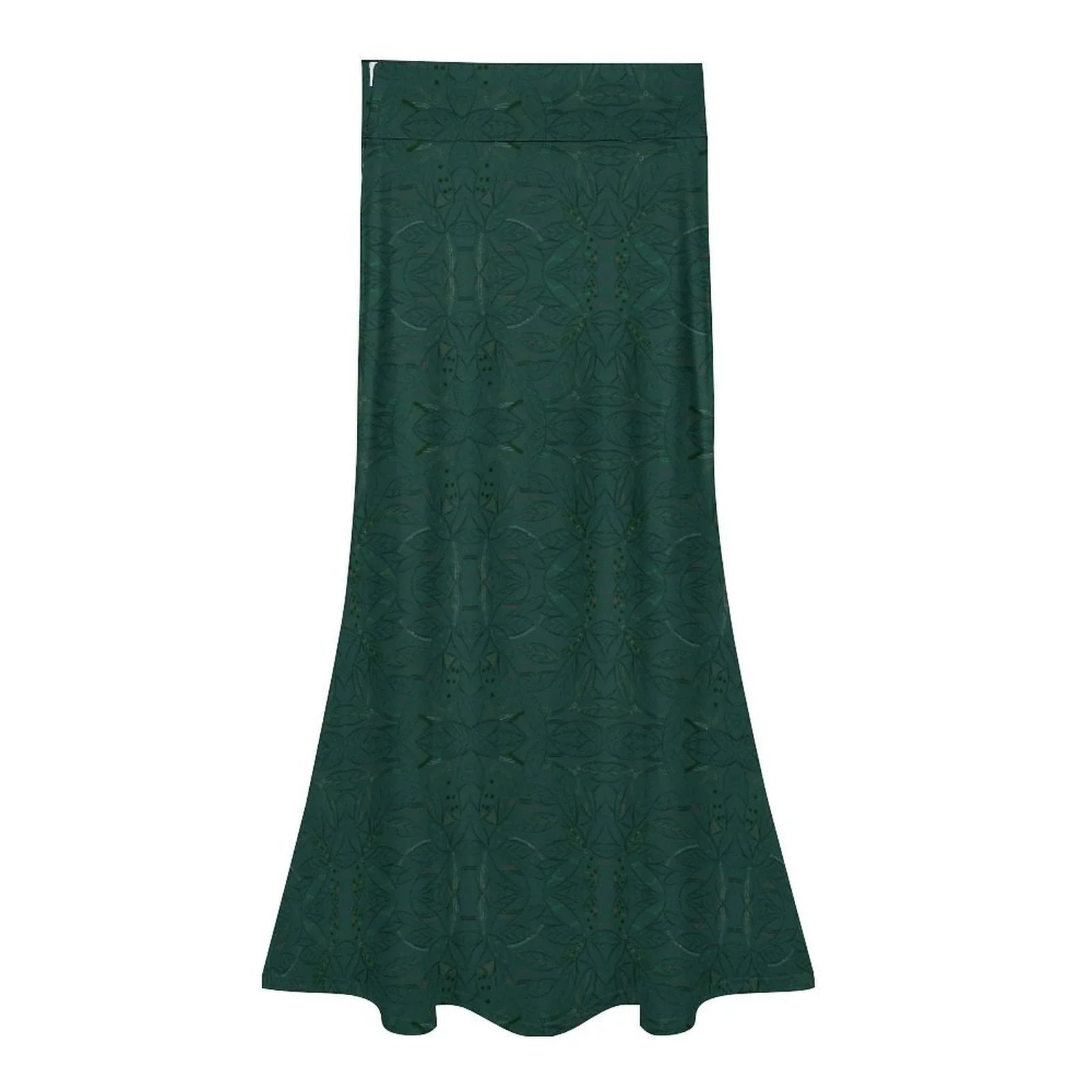 High waisted long skirt High Waisted Fishtail Skirt - Lana Art Sweden