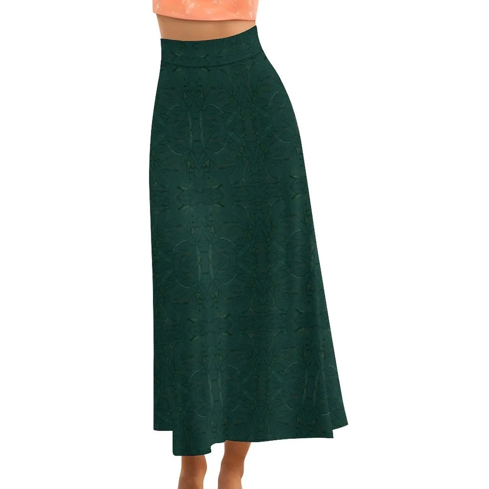 High waisted long skirt High Waisted Fishtail Skirt - Lana Art Sweden