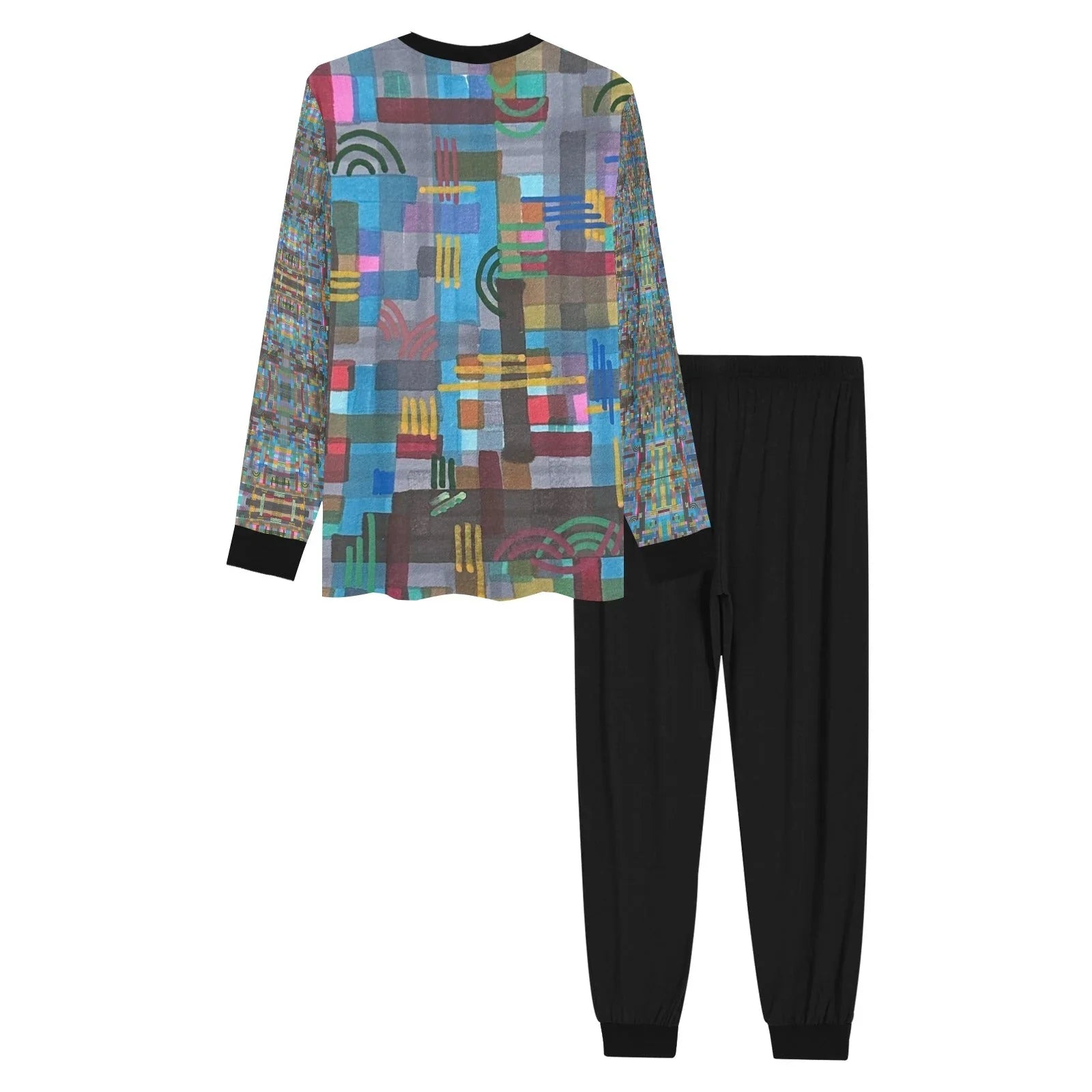 I Checked You! Men's All Over Print Pajama Set - Lana Art Sweden