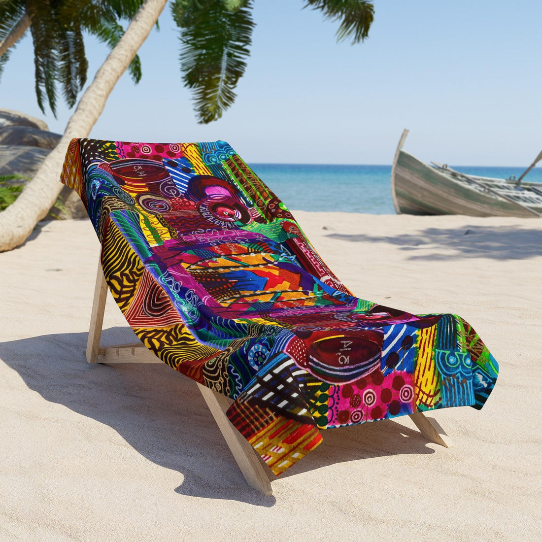 Big and Colorful Beach Towel