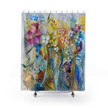 LanaArtSweden Shower Curtains 71x74". Get your color therapy items today! Mix-and-match