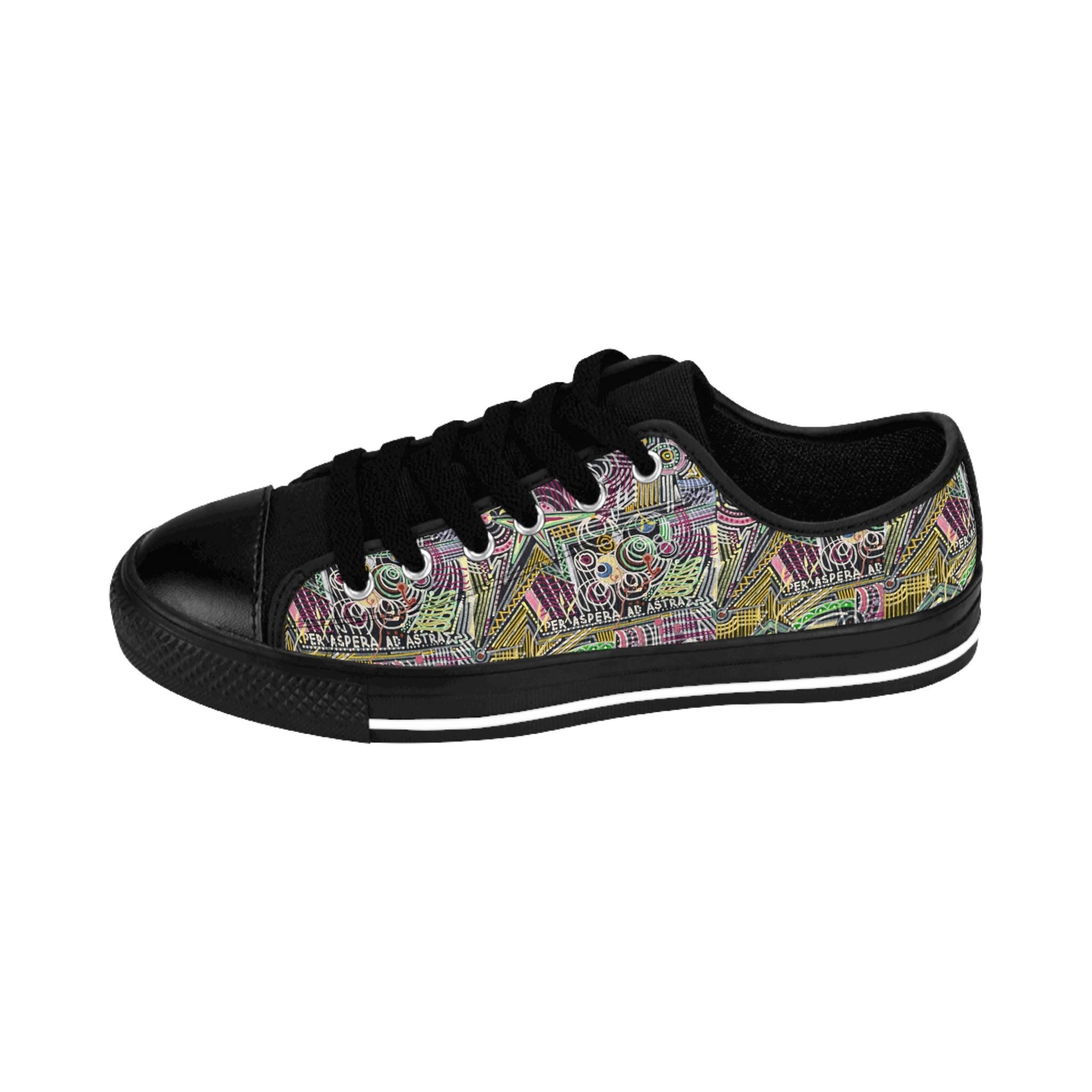 LanaArt Sweden Women's Sneakers, as unique as you are! Per Aspera ad Astra! Mix-and-match!