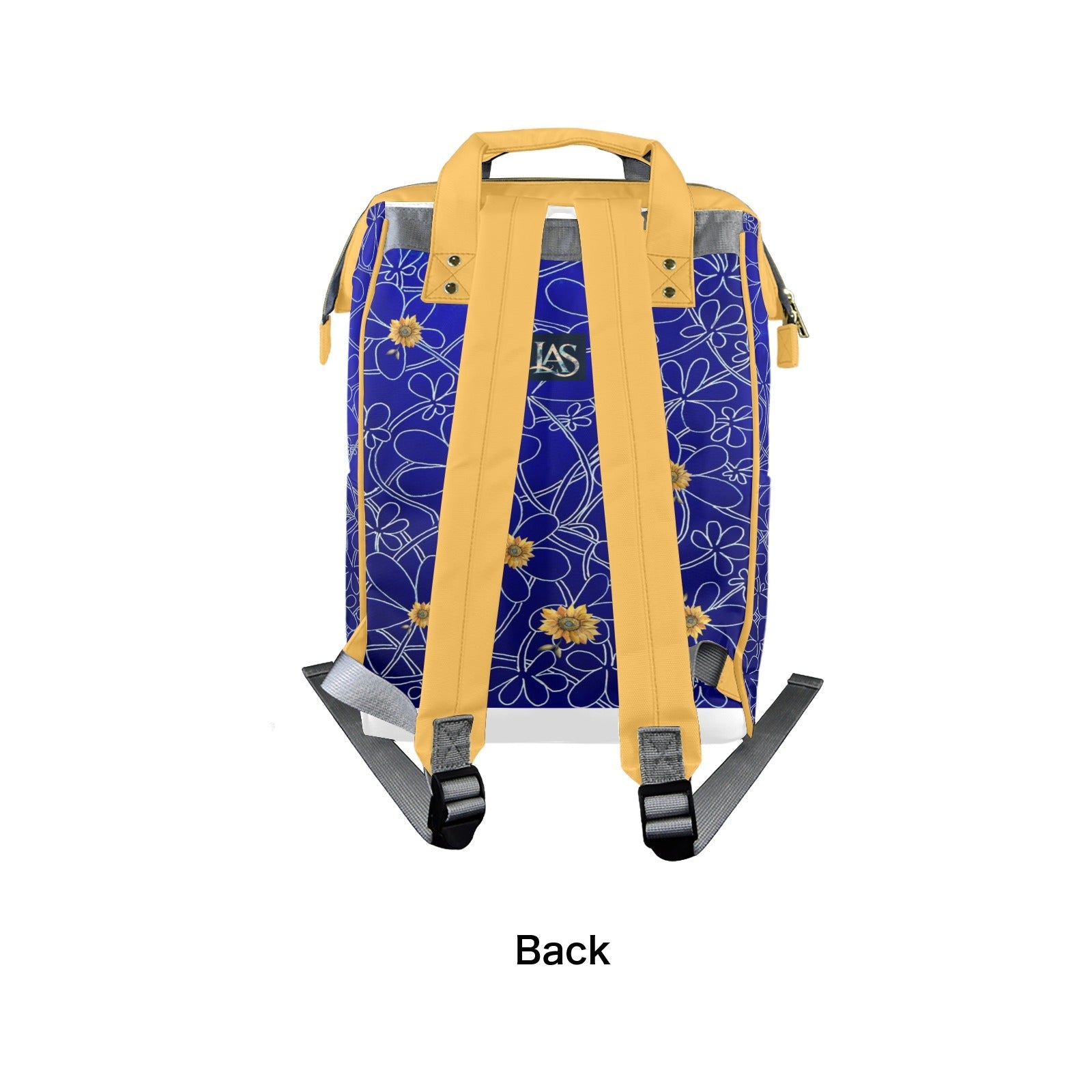 Infinity Bloom Gold Multi - Function Travel Diaper Bag - Large - Lana Art Sweden