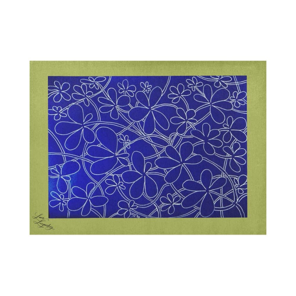 Infinity Bloom Grass Placemat 14’’ x 19’’ (Set of 4) - Lana Art Sweden