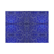 Infinity Bloom Royal Blue Placemat 14’’ x 19’’ (Set of 4) - Lana Art Sweden