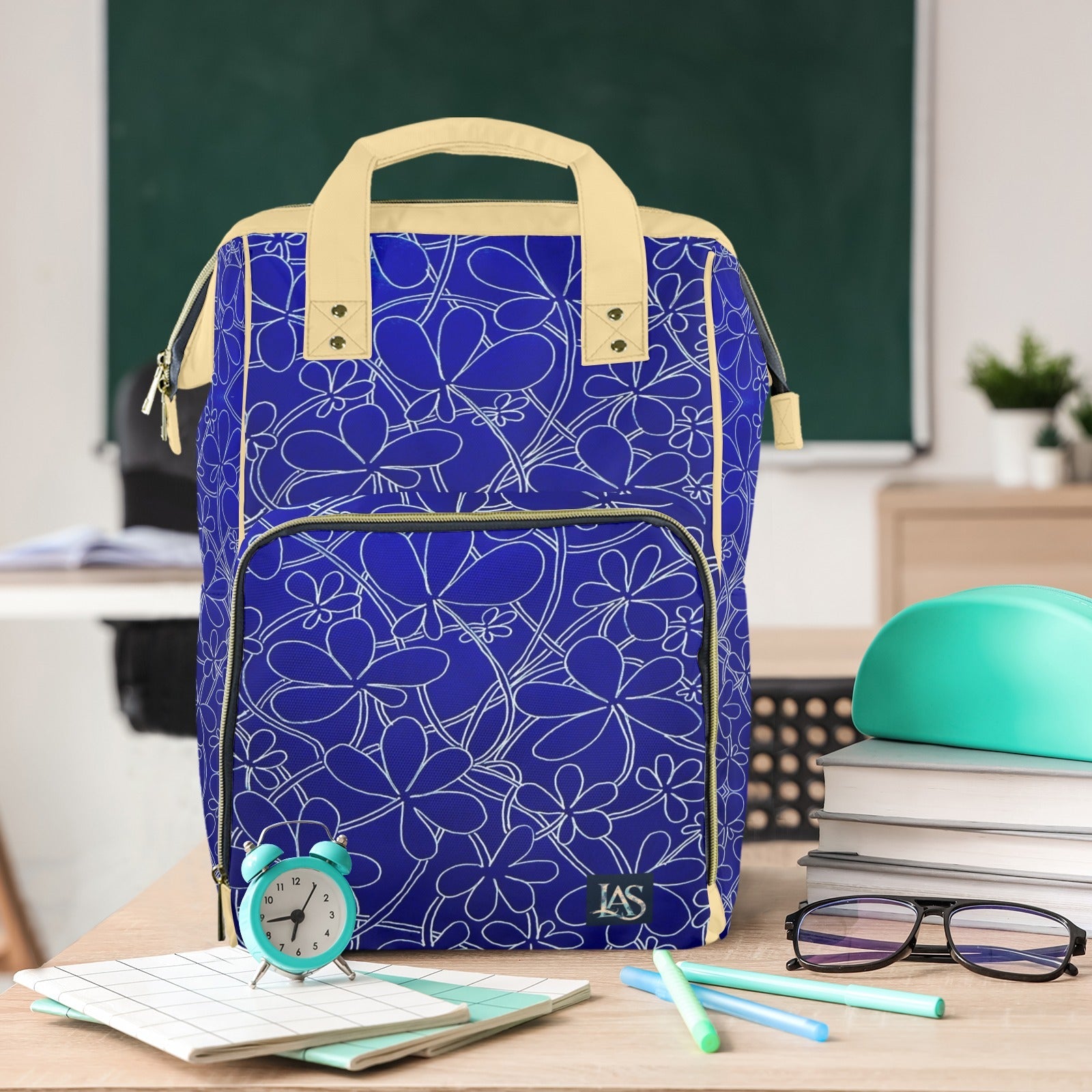 Infinity Bloom Tatiana Multi - Function Travel Diaper Bag - Large - Lana Art Sweden