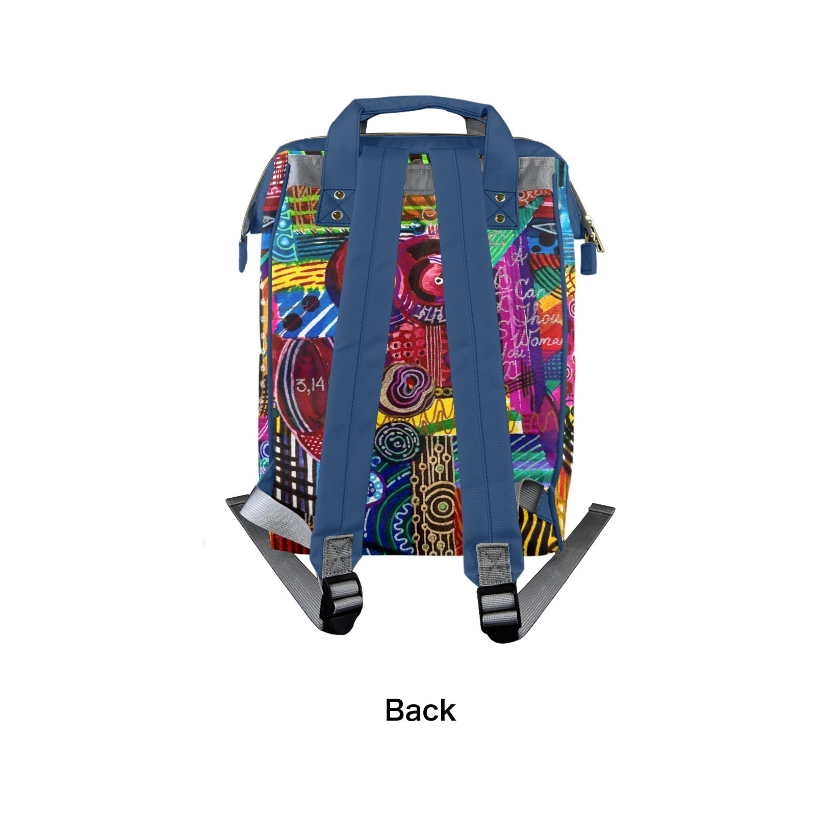 Infinity Bloom Tatiana Multi - Function Travel Diaper Bag - Large - Lana Art Sweden