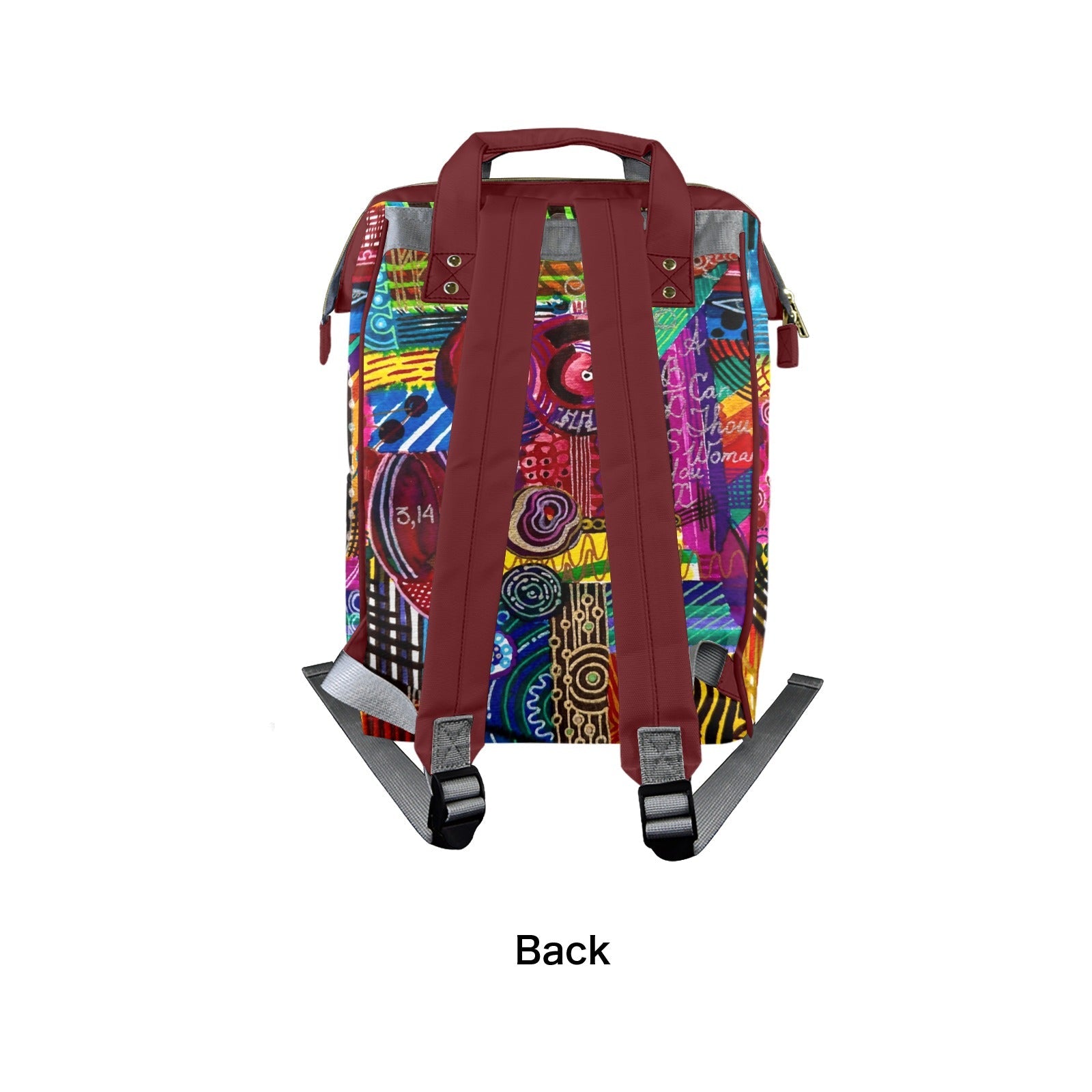 Infinity Bloom Tatiana Multi - Function Travel Diaper Bag - Large - Lana Art Sweden