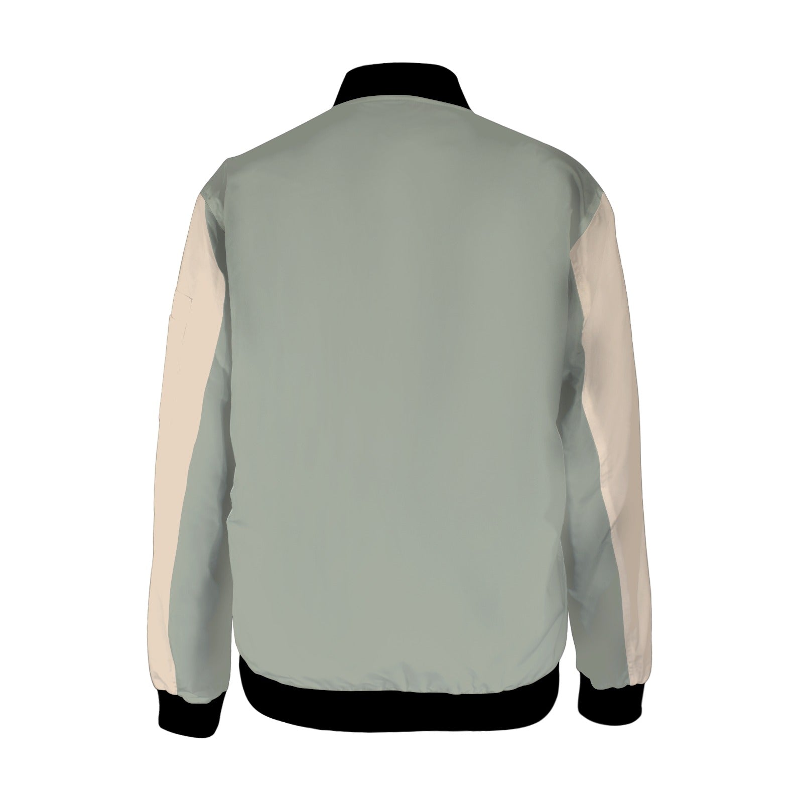 Ivory Sage Men's Bomber Jacket - Lana Art Sweden